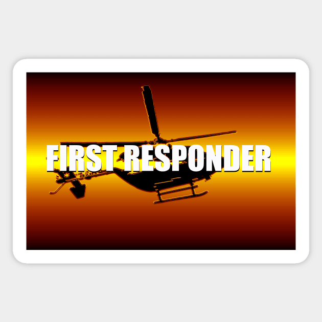 First responder face mask design A Sticker by dltphoto